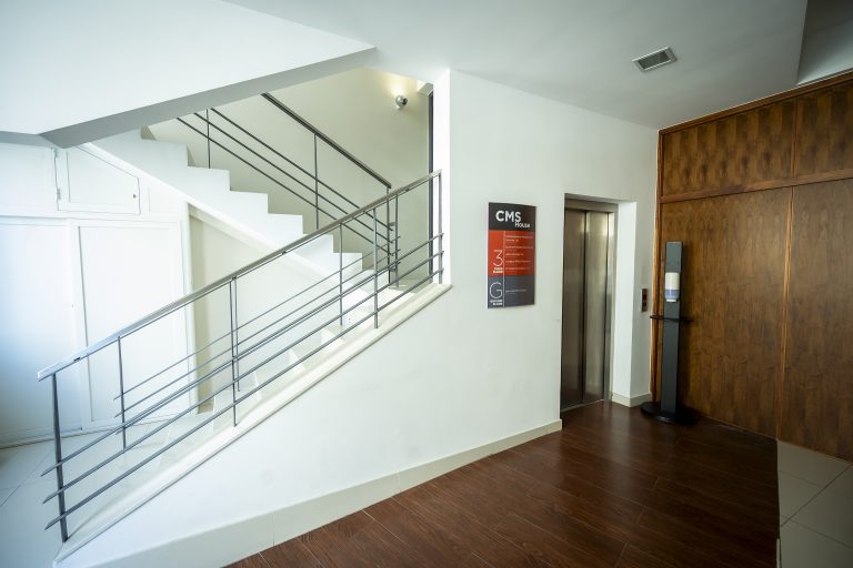 The office stairwell