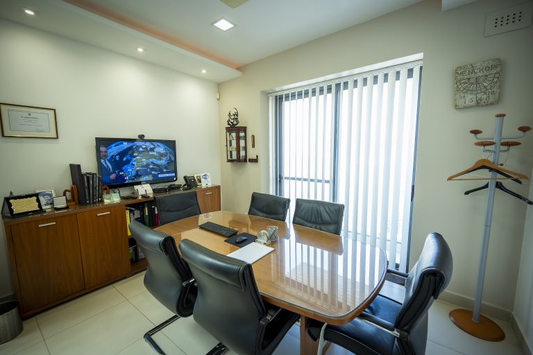The meeting room at CMS House