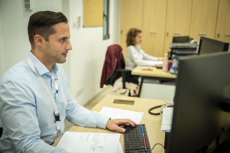 The audit team at work